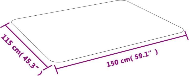 Actual product image VidaXL Becky (150 x 115 cm)