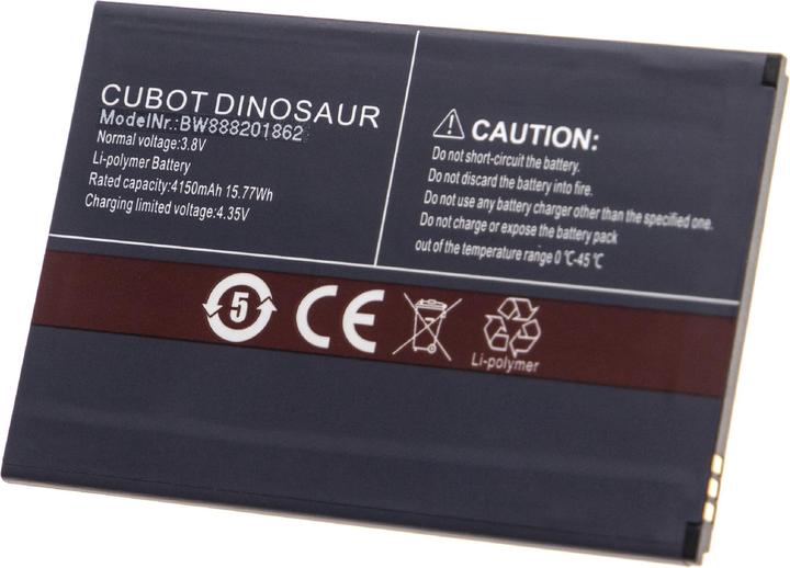 Actual product image AccuCell Li-Polymer Battery - 4150mAh (3.8V) for Cubot Dinosaur Mobile, Smartphone, Phone like Dinosaur (Rechargeable battery)