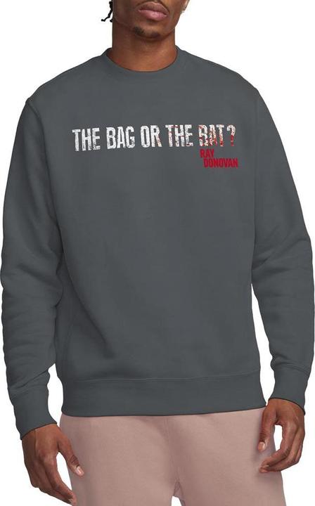 Actual product image Ray Donovan Unisex Adult Bag Or Bat Sweatshirt (S)
