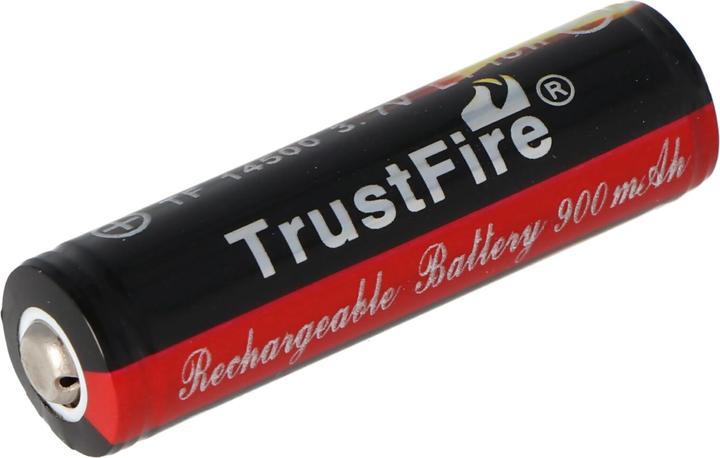 Image du produit Trustfire Batterie 14500 cellules Li-Ion protégées (flamme) (1 pcs, 14500, 900 mAh)