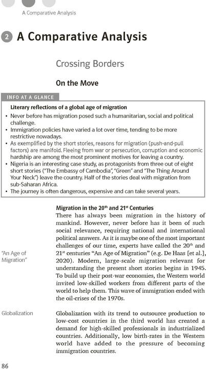Actual product image Lektürehilfen Crossing Borders - Stories of Migration and Cultural Identity (English, German, 2023)