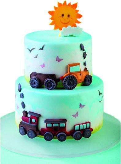 Actual product image Martellato Tractor with trailer cookie cutter set