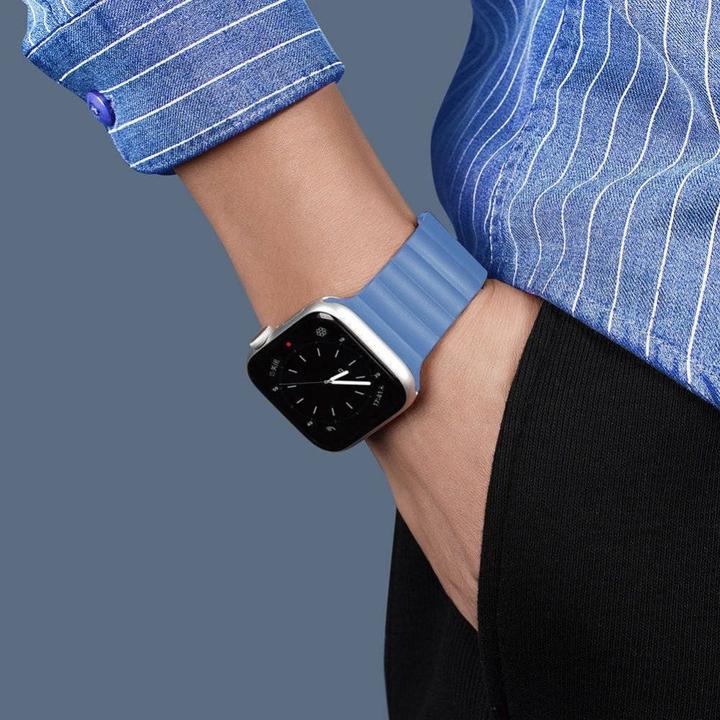 Image du produit Dux Ducis magnetic strap watch strap 7/6/5/4/3/2 (40 mm, 38 mm, 41 mm, Silicone, Apple Watch Series 2, Apple Watch Series 3, Apple Watch Series 1, Apple Watch Series 4, Apple Watch Series 5, Apple Watch Series 6, Apple Watch Series 7, Apple Watch Series 8, Apple Watch Series 9, Apple Watch SE)