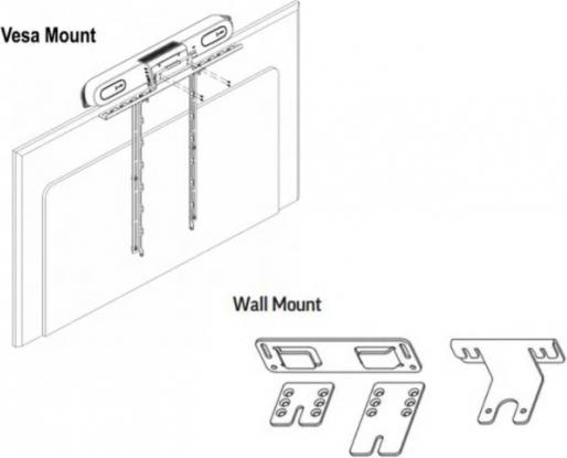 Produktbild Poly com Studio X30 Befestigungs-Kit (VESA Halter & Wandhalter)