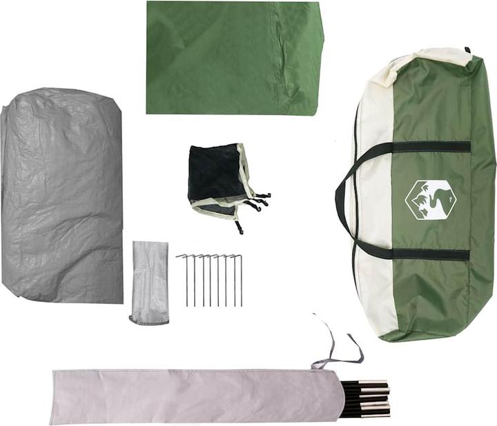 Produktbild VidaXL Campingzelt 4 Personen Wasserdicht (Kuppelzelt, 6.50 kg, 4 Personen)