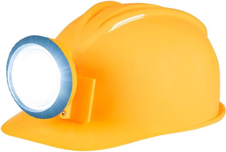 Produktbild Boland Benelux Helm Bauarbeiter m. Licht (verstellbar)