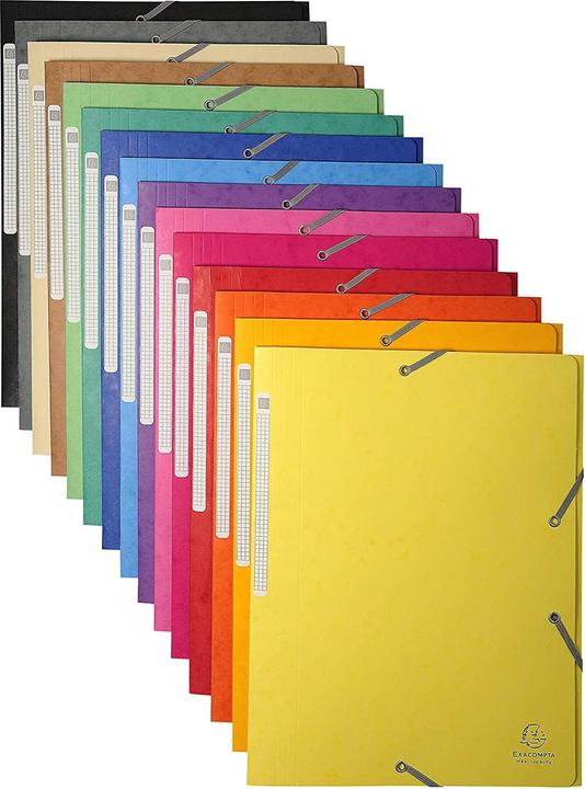 Produktbild Exacompta Gummibandmappe A4 Vanille (A4, 1 x)