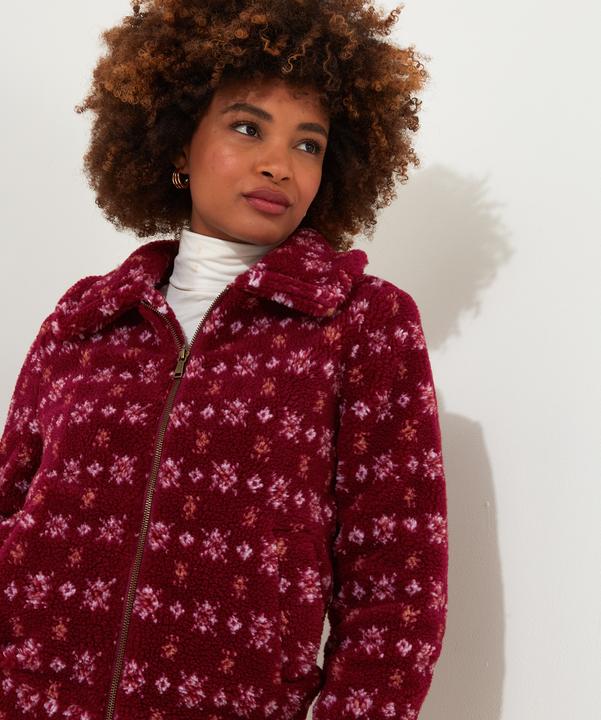 Produktbild Joe Browns Floral Collared Teddy Fleece (36)