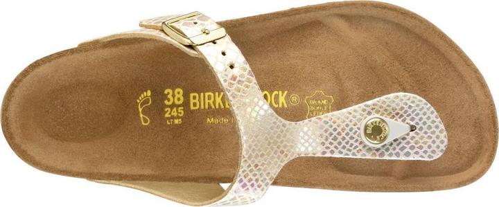 Produktbild Birkenstock GIZEH Kids Birko-Flor Narrow - Shiny Snake Cream (30)