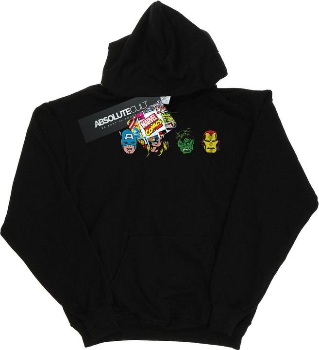 Produktbild Avengers Comic Heads Kapuzenpullover (XXL)