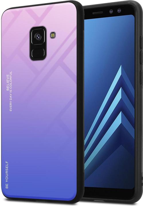 Produktbild Cadorabo TPU 2 Farben Glas Cover (Samsung Galaxy A8 (2018))
