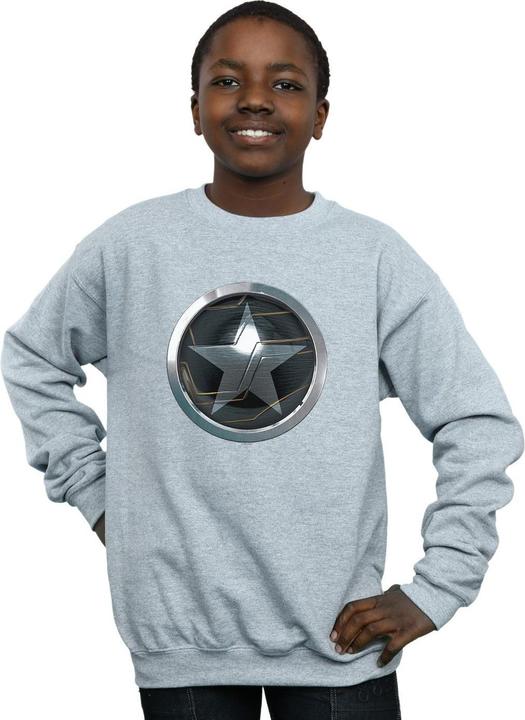 Actual product image Boys The Falcon And The Winter Soldier Chest Star Sweatshirt (128)