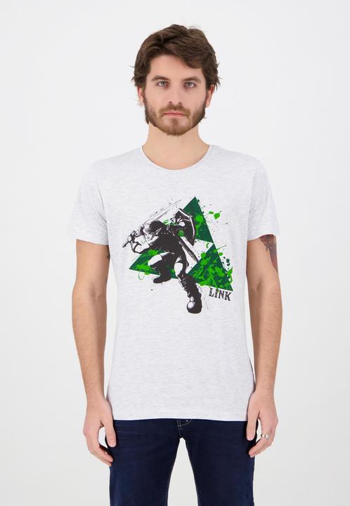 Produktbild The Legend of Zelda Splatter Triforce Men's Tshirt (L)