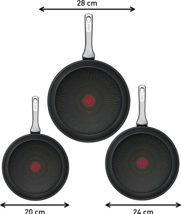 Actual product image Tefal Unlimited On (28 cm, Frying pan, Aluminium)