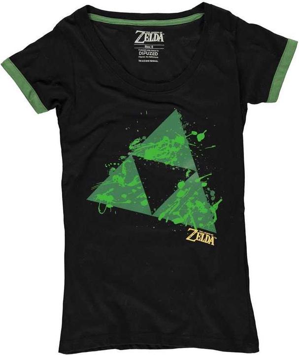 Produktbild The Legend of Zelda Triforce Splatter Women's Tshirt (L)