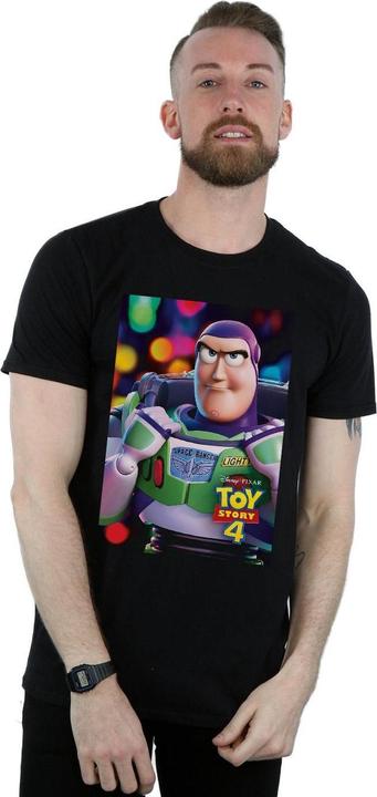 Immagine prodotto Disney Toy Story 4 Buzz Lightyear Poster Maglietta Uomo (5XL)