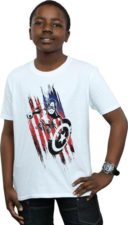 Produktbild Avengers Captain America Streaks TShirt Jungen (140, 146)