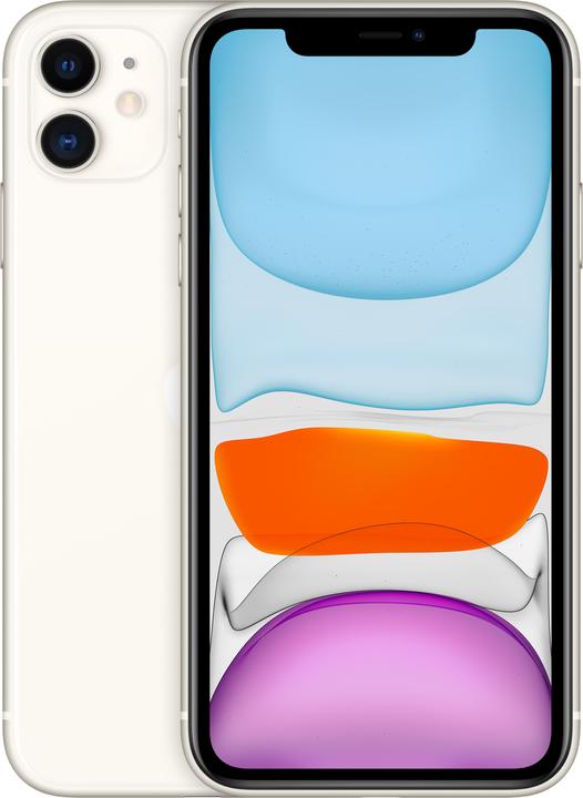 Re!commerce iPhone 11 (128 GB, White, 6.10", 12 Mpx, SIM + eSIM, B / Very good)