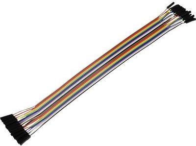 Actual product image Joy-it Raspberry Pi® connection cable coloured RB-CB5-025 Banana Pi, pcDuino, Arduino, Raspberry Pi® A, B