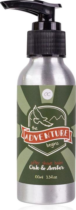 Produktbild Accentra After Shave Balsam ADVENTURE COLLECTION in Pumpspender aus Aluminium, 100ml, Duft: Oak & Amber, Farb (Balsam, 100 ml)
