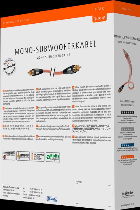 Immagine prodotto Inakustik Stella (2 m, Cinch)
