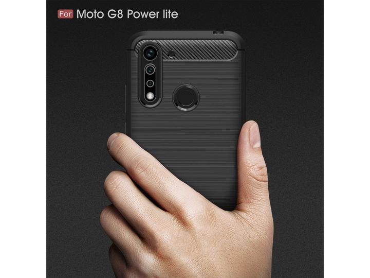 Image du produit Screenguard Motorola Moto G8 Power Lite Housse Carbon Brushed Soft TPU (Motorola Moto G8 Power Lite)