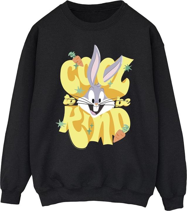 Actual product image Looney Tunes Mens Bugs Cool To Be Kind Sweatshirt (XL)
