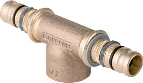 Produktbild Geberit Mepla T-Stück mit Innengewinde d=32 mm Rp=3/4" d1=32 mm