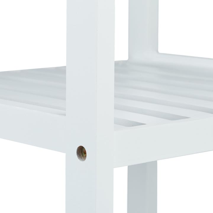Image du produit Relaxdays Etagère de salle de bain en bambou (34.5 x 33 x 139.5 cm)