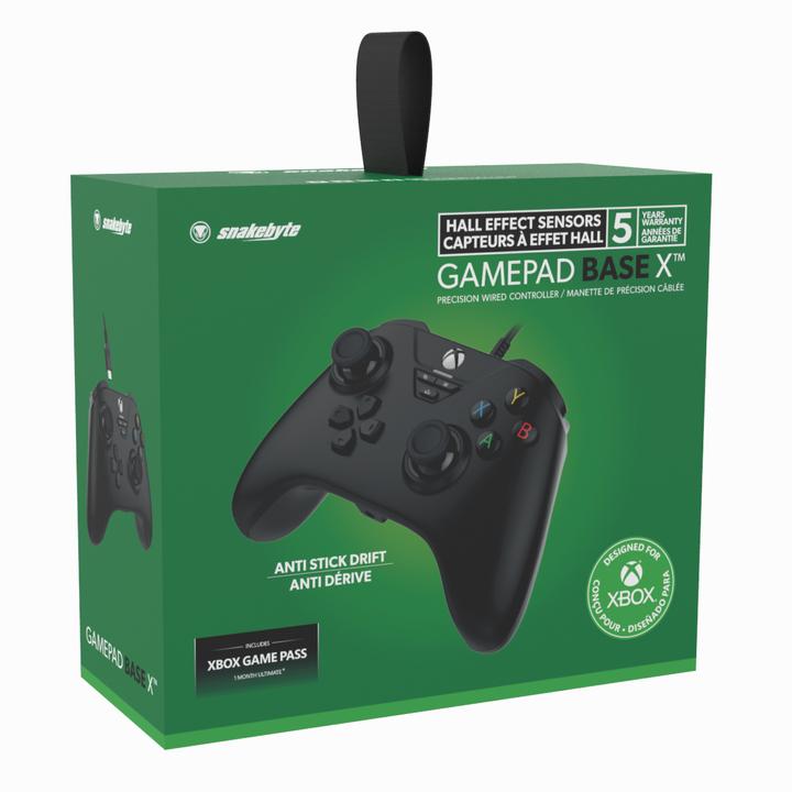 Produktbild Snakebyte XB Controller GamePad Base X black inkl. Hall-Effekt und 1 Monat Gamepass (PC, Xbox One S, Xbox Series S, Xbox Series X)