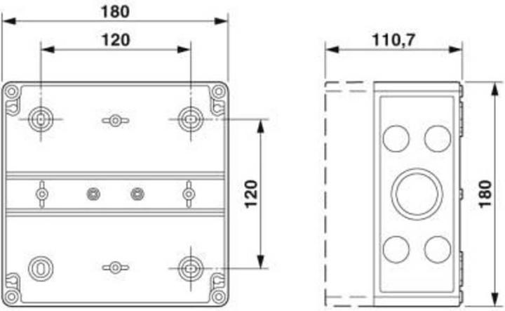Actual product image Phoenix Contact Generator junction box (Generator connection box)