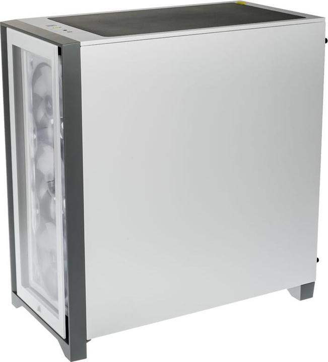 Image du produit Corsair iCUE 4000X RGB Boîtier tour milieu blanc en verre trempé (ATX, mATX, Mini-ITX, E-ATX)