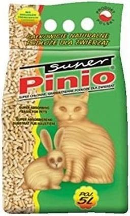 Actual product image Certech Cat Litter Super Pinio Natural 5 l - Wooden Cat Litter (Non-clumping, Non-dusting, Fast absorbing, 4.90 kg)