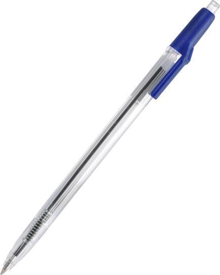 Produktbild B.N.T. Kuglepen BNT Office Økonomi m/klik stregbredde: 0,7mm - (100 stk.)