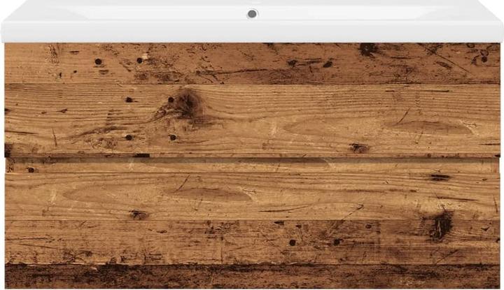 Produktbild VidaXL Waschbeckenunterschrank Wand Unterschrank Badschrank mit Einbaubecken
