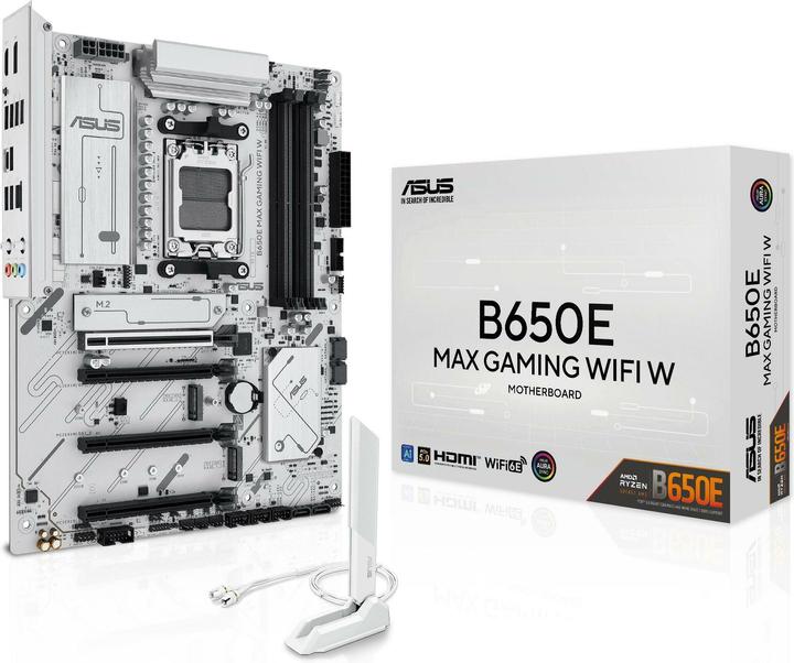 Produktbild ASUS B650E Max Gaming WIFI W (AM5, AMD B650E, ATX)