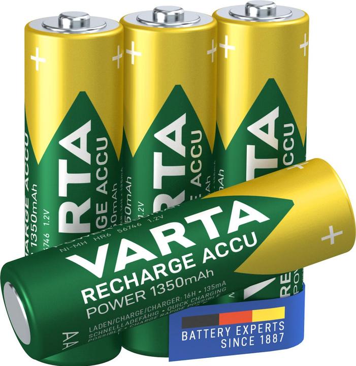Actual product image Varta Recharge Accu Power (4 pcs., AA, 1350 mAh)