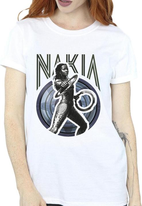 Immagine prodotto Wakanda Forever Nakia Shield Maglietta Ampia Donna (3XL)