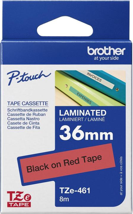 Produktbild Brother P-touch Farbband TZe-461, TZ-Band (3.60 cm, Rot)