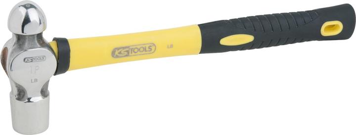 Immagine prodotto KS Tools Martello da montatore in acciaio inossidabile, forma inglese con palla, 1130 g (1130 g)