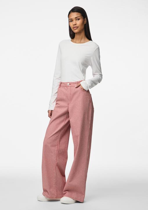 Produktbild Pieces PCBILLO MW GESTREIFTE Wide Fit Jeans (XS)