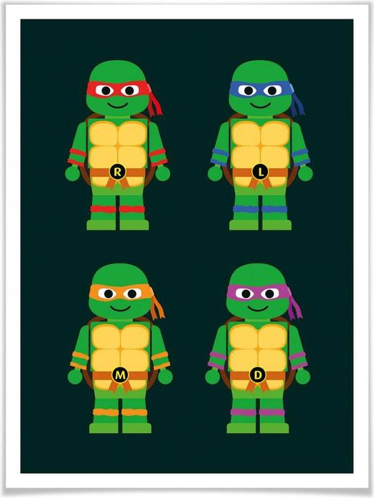 Image du produit Trenddeko Jouet Teenage Mutant Ninja Turtles (50 x 60 cm)