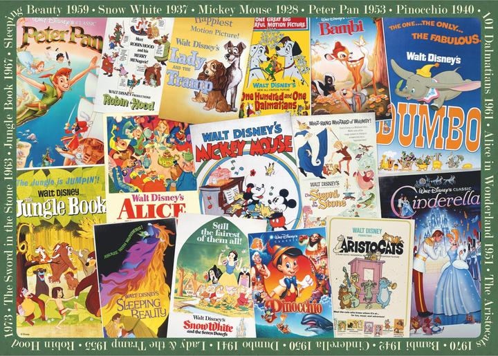 Produktbild Ravensburger Disney Vintage Movie Poster (1000 Teile)