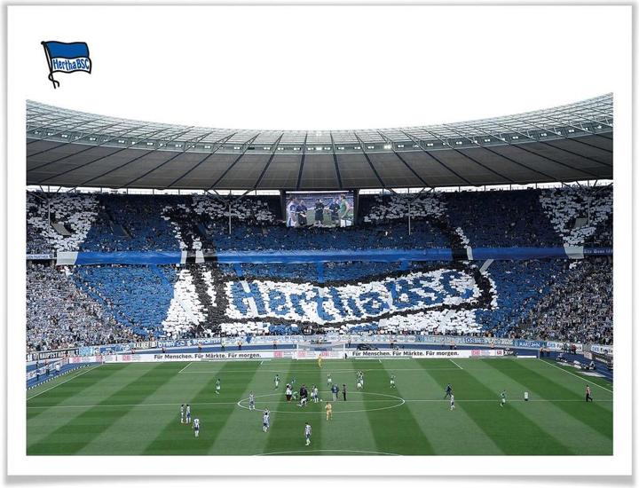 Immagine prodotto Hertha BSC Inizio della partita nello stadio (80 x 60 cm)
