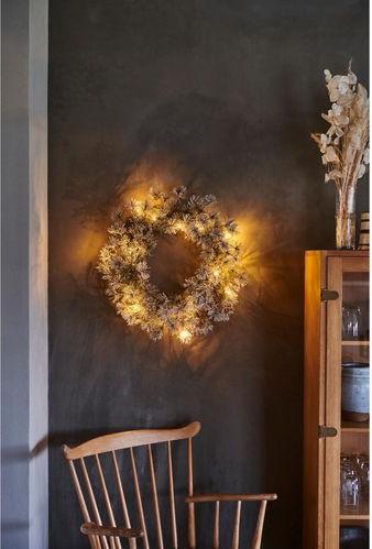 Produktbild Sirius LED-Kranz Alfi, Grün mit Schnee, Ø 45 cm