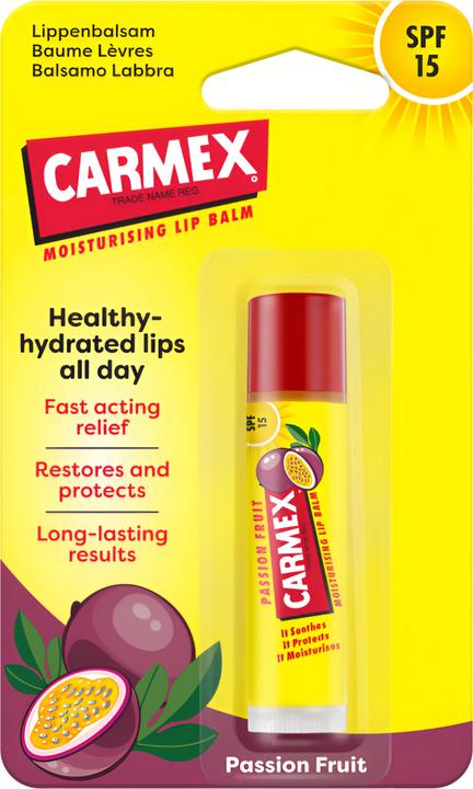 Actual product image Carmex Stick Passion Fruit Lippenbalsam – SPF 15