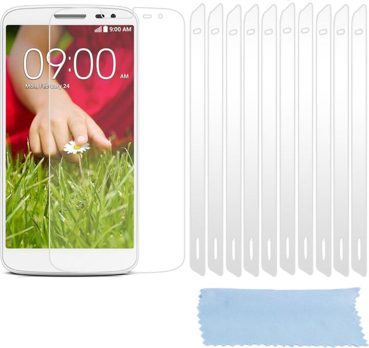 Actual product image Cadorabo 10x protective film (1 Piece, LG G2 Mini)