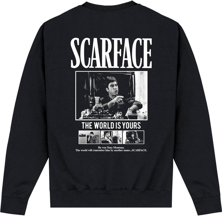 Actual product image Scarface Unisex Adult Printed Sweatshirt (XXL)