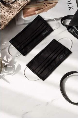Actual product image Nuts HEIQ Viroblock Textile Mask Black (1 x)