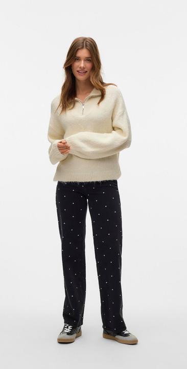 Actual product image Vero Moda VMTESSA Hohe Taille Weiter Beinschnitt Jeans Weit geschnitten (W27/L32)